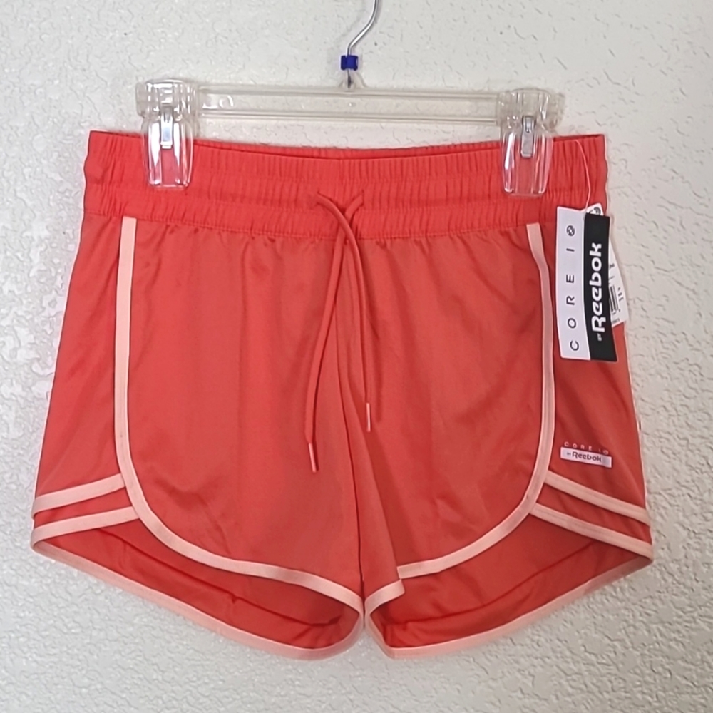 Reebok orange running shorts, size S women's, NEW